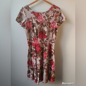 Floral Print Women's Dress